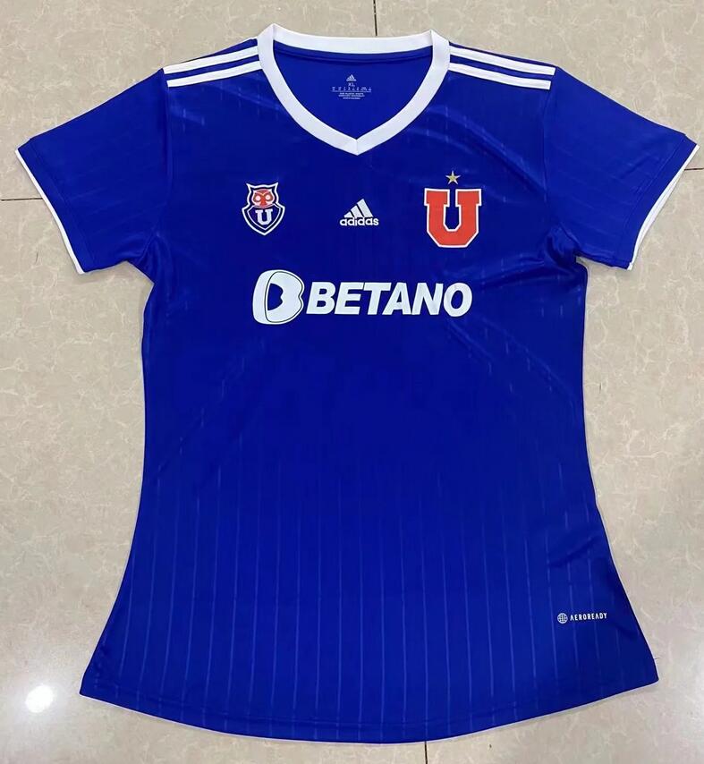 2022/23 Club Universidad de Chile Women Home Kit Soccer Jersey